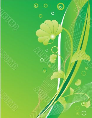 Abstract floral background