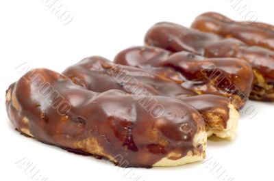 eclair on white