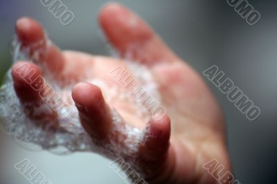 child hand