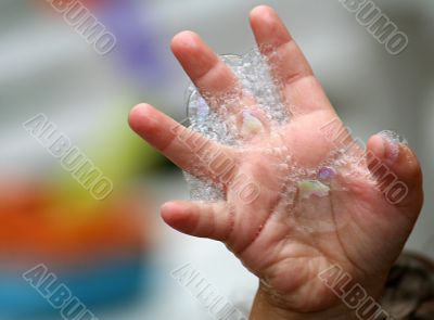 child hand
