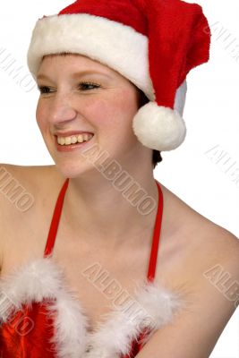 Christmas Elf laughing