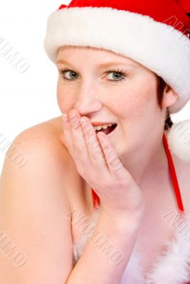 Christmas faerie looking surprised
