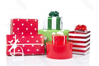 Assortment of gift boxes
