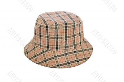 Winter hat with squares