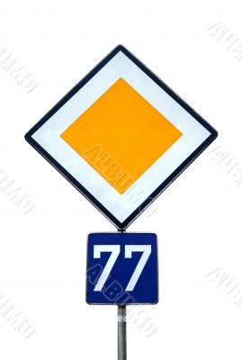 traffic sign priority
