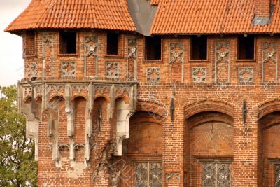 castle tower in Malbork