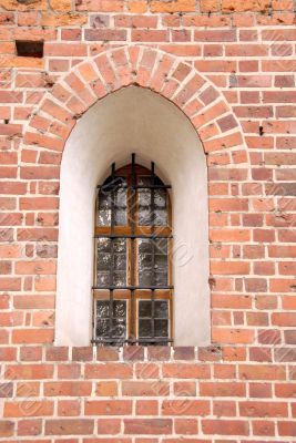 window in an Malbork csatle