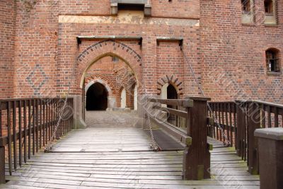 entrance gate of the castle