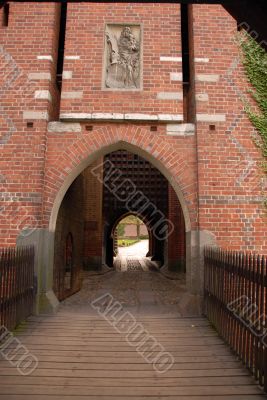 entrance gate of the castle