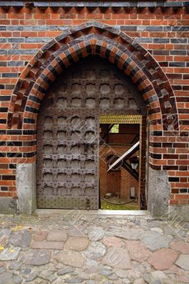 entrance gate of the castle