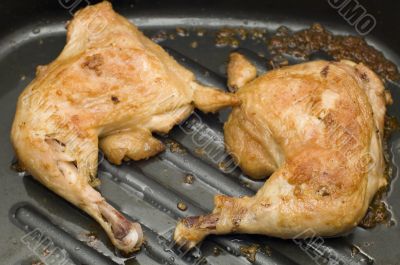 Two chicken leg