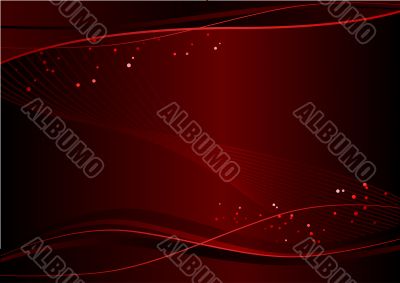 Red background