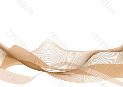 Brown lines and waves