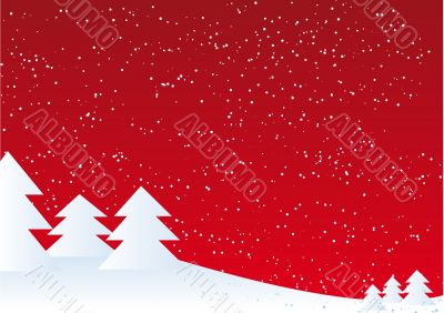 Christmas landscape