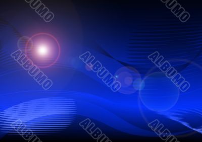 Blue fantasy background