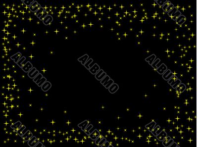 Black background with the stars