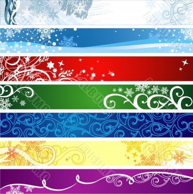 Winter banners  with space for your text