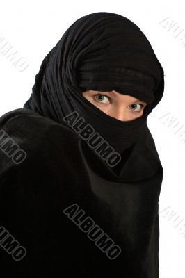 glance of woman