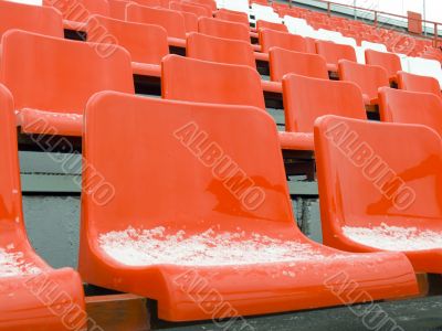 seats on a stand