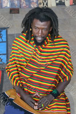 Rastafarian portrait