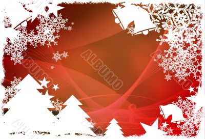 Christmas abstract Background frame