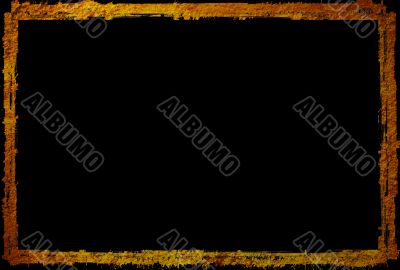Detailed textured grunge background/frame