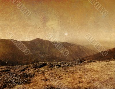 old-fashioned landscape