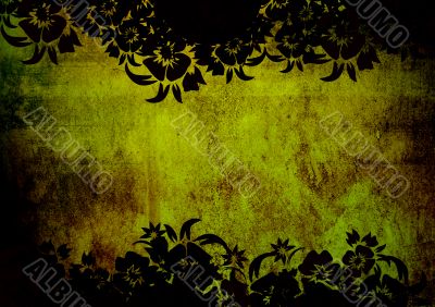 floral style backgrounds frame