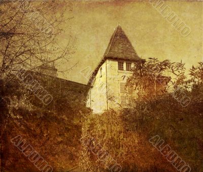 old-fashioned landscape
