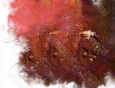 Detailed textured grunge background/frame
