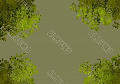floral style backgrounds frame