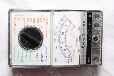 Old analog mesuaring device -multimetr