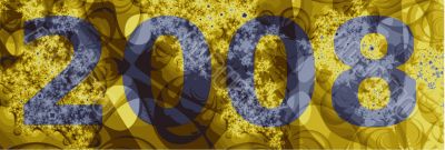 year 2008 abstract background