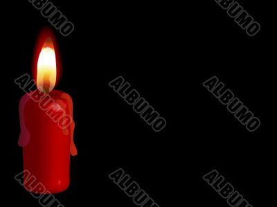 Red candle