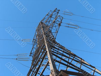 Power transmission pole