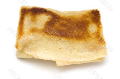 hot cake on white