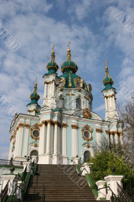 St. Andrew Cathedral in Kyiv Ukraine