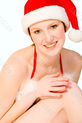 Wellnes christmas girl