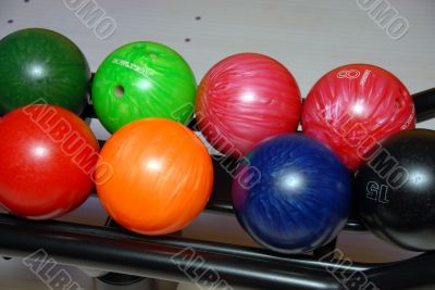bowling balls