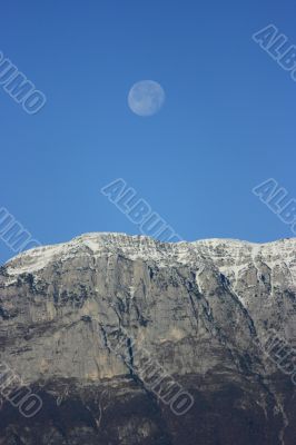 Mountain&moon