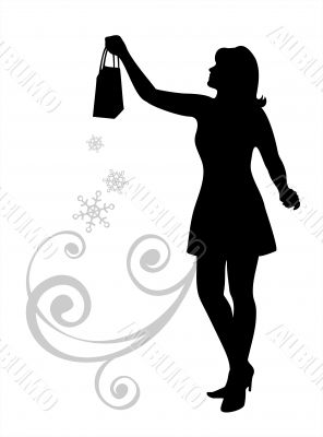 girl and bag