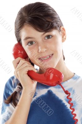 Girl on the phone