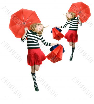 teenagers with gifts