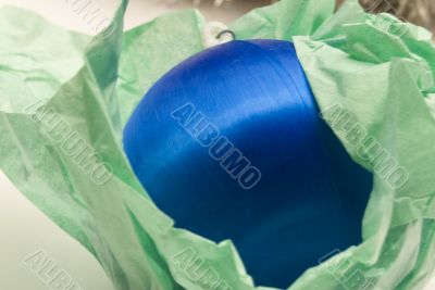Wrapped Up Christmas Ball
