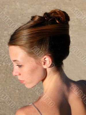 woman and hairstyle