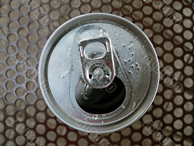 top of can bottle