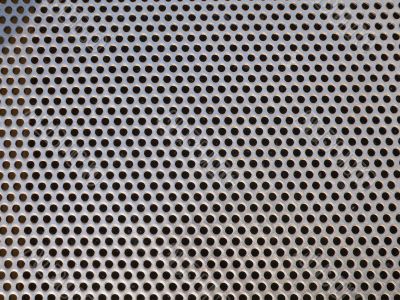 metallic holes background