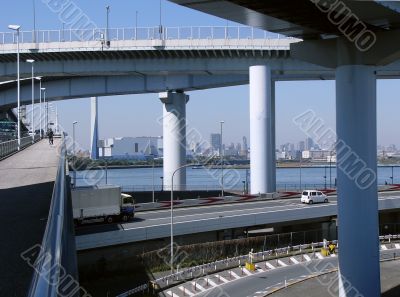 futuristic highway support
