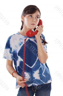 Girl on the phone