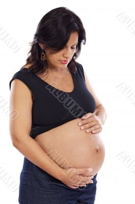Pretty pregnant woman